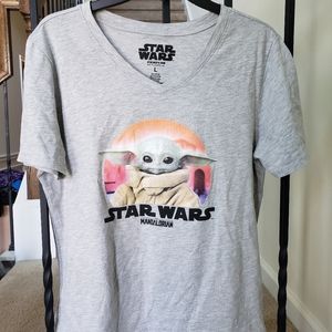 NMT Star Wars Mandalorian T-shirt Sz-L